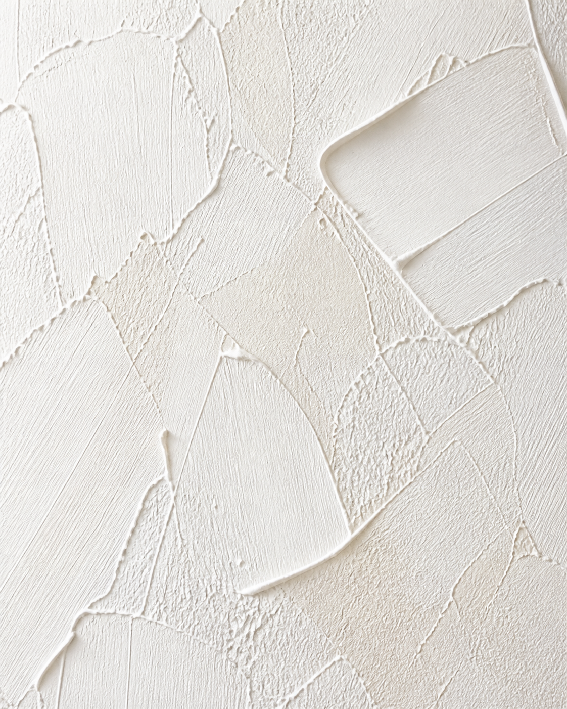 White Wabi-Sabi Textured Canvas Art #TX010 texture detail